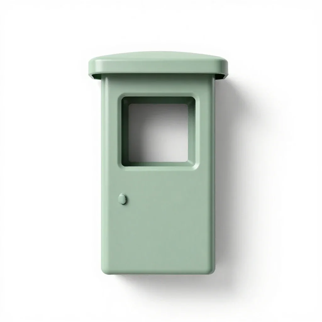 Tollbooth isolated on a white background