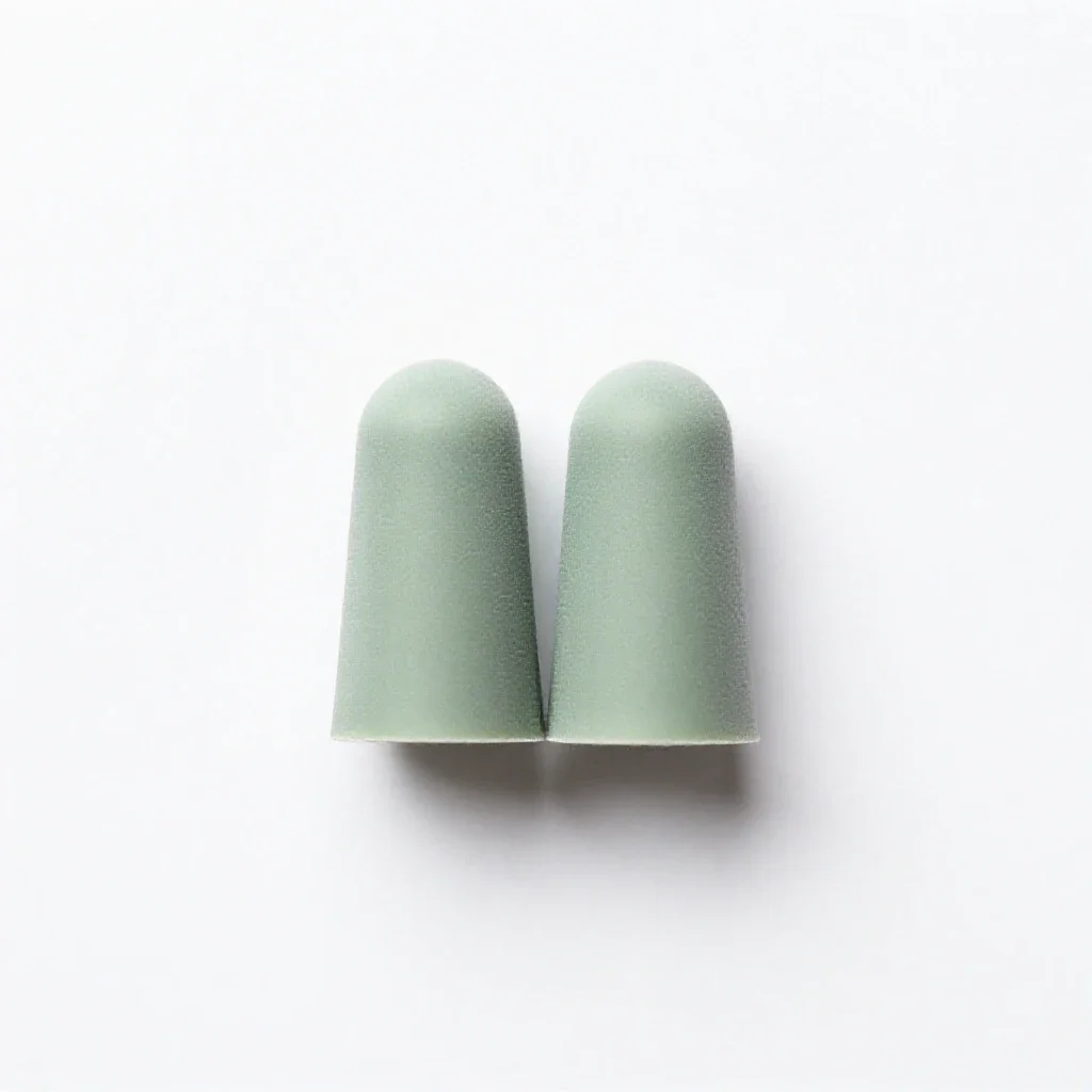 Earplug isolated on a white background