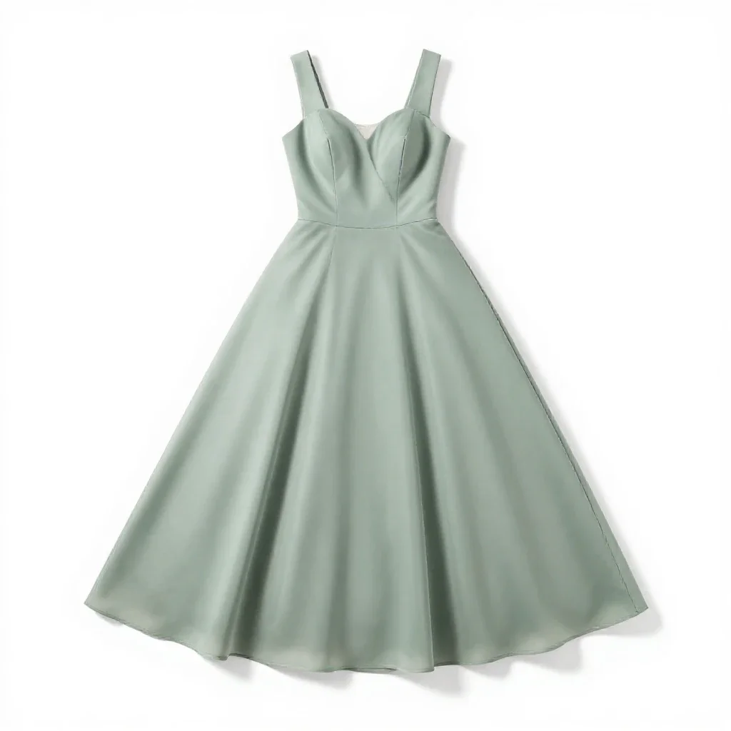 Ball gown isolated on a white background