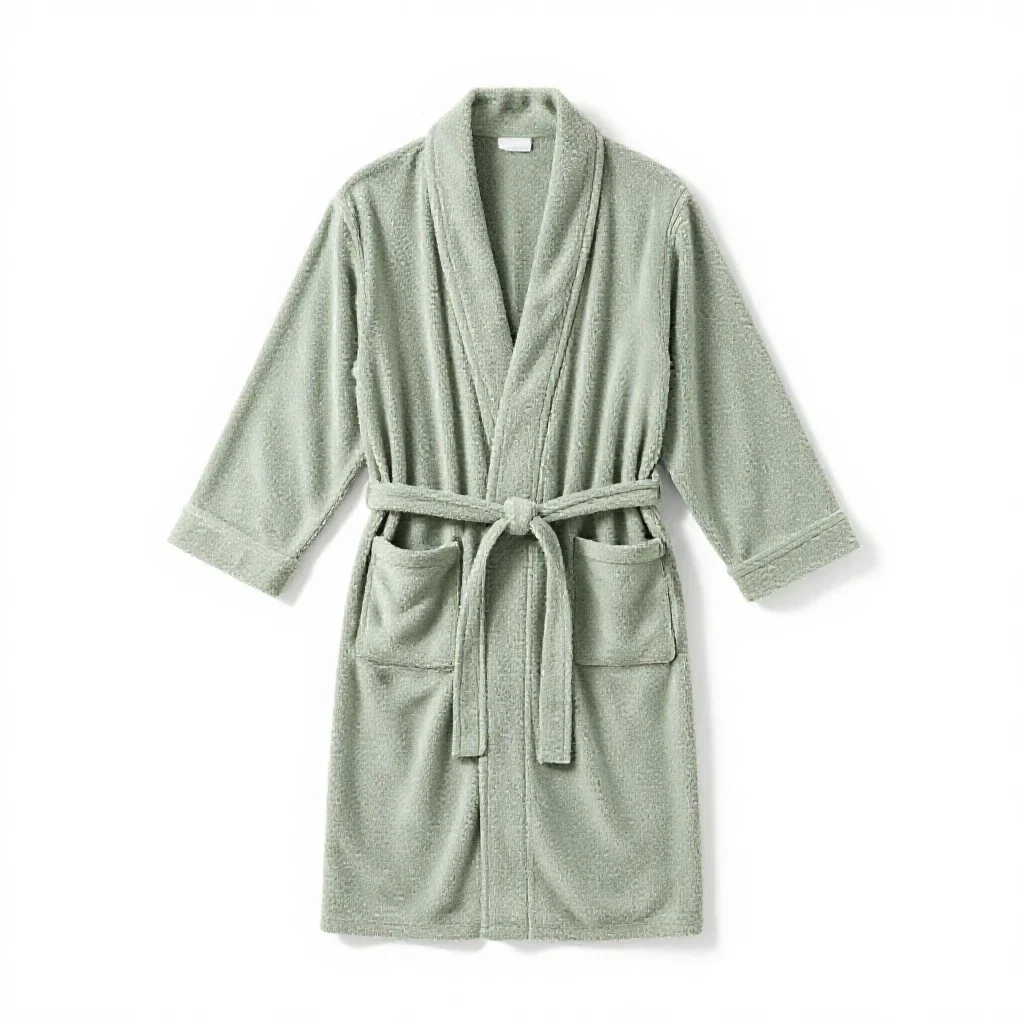 Bathrobe isolated on a white background