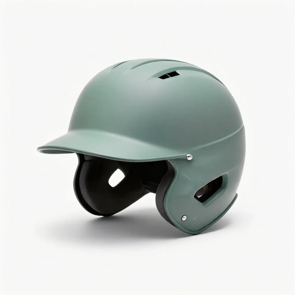 Batting helmet isolated on a white background