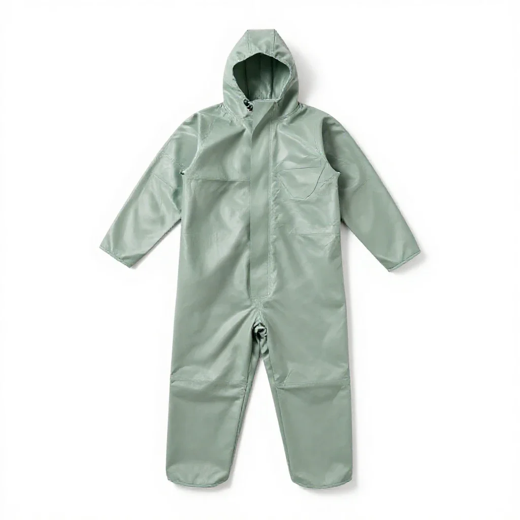 Biohazard suit isolated on a white background