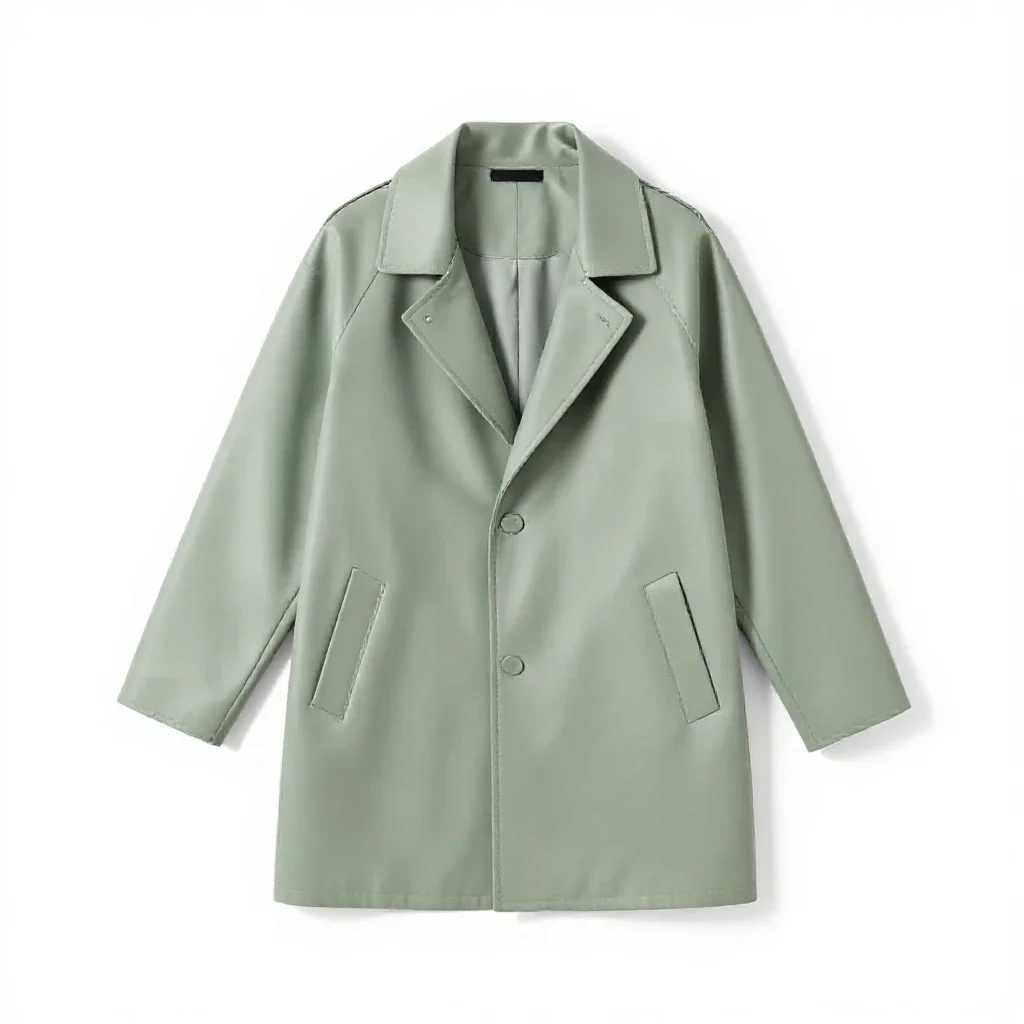Box coat isolated on a white background