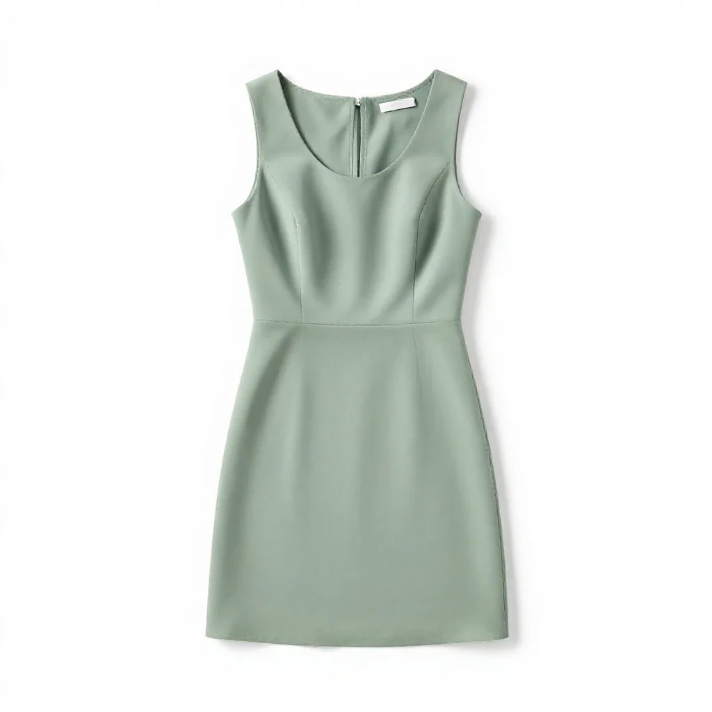 Cocktail dress isolated on a white background