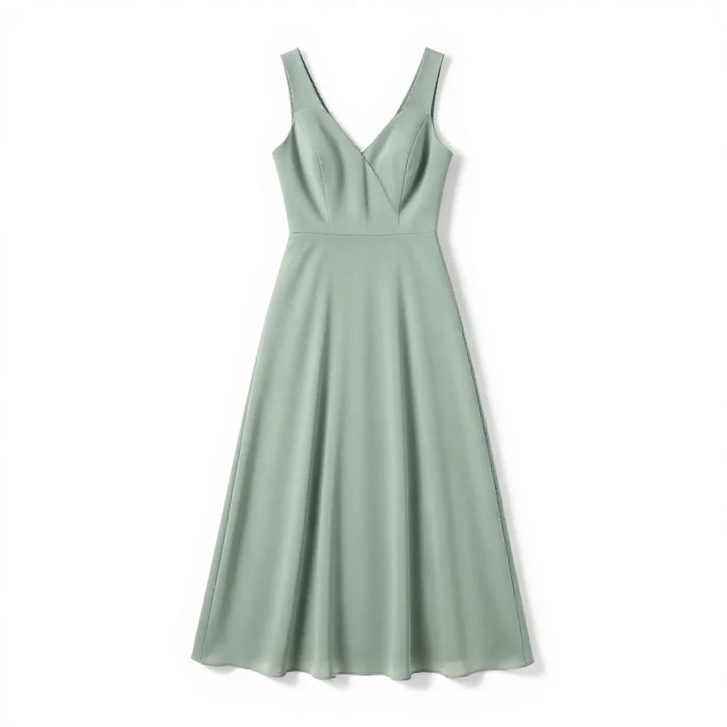 Dinner dress isolated on a white background