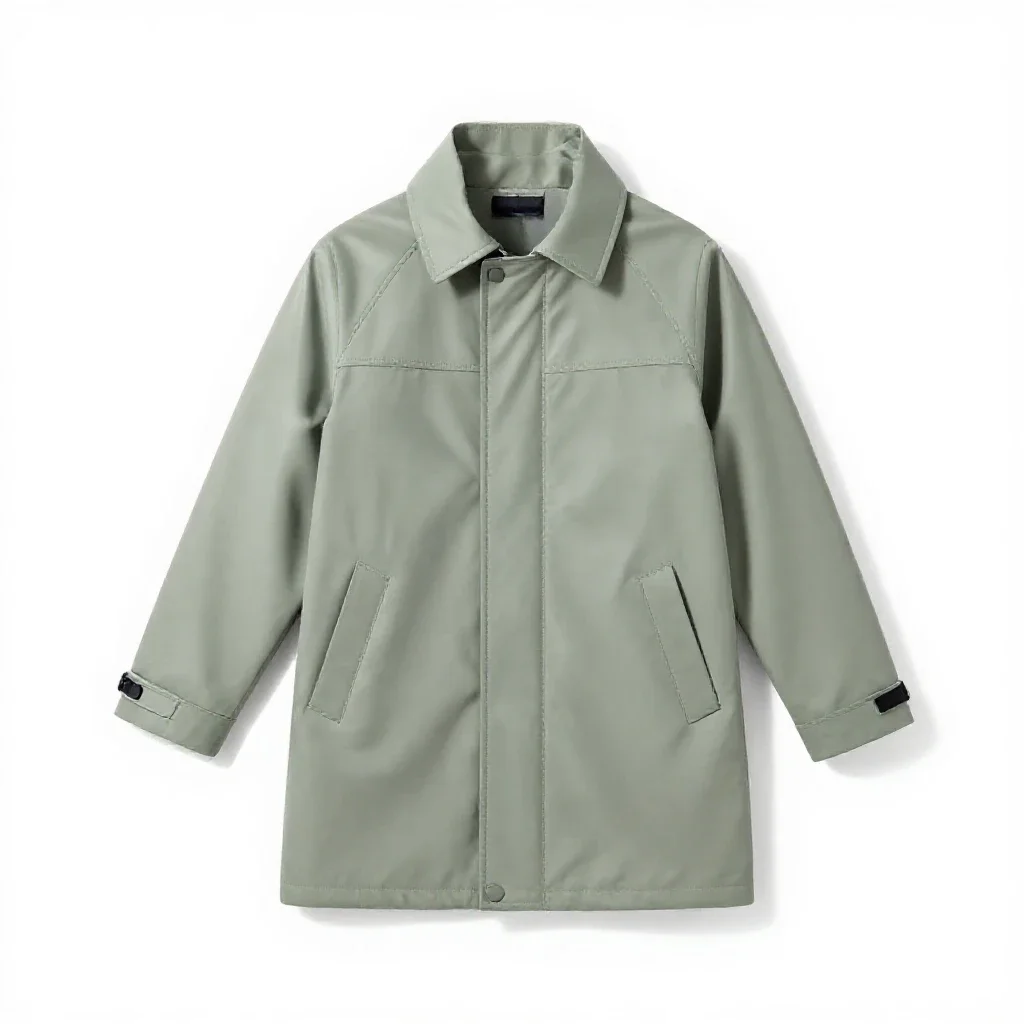 Duffel coat isolated on a white background