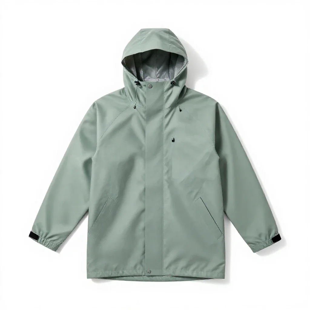 Foul-weather gear isolated on a white background