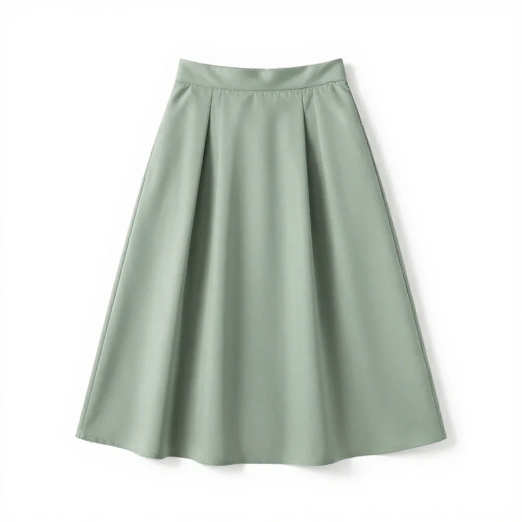 Full skirt isolated on a white background