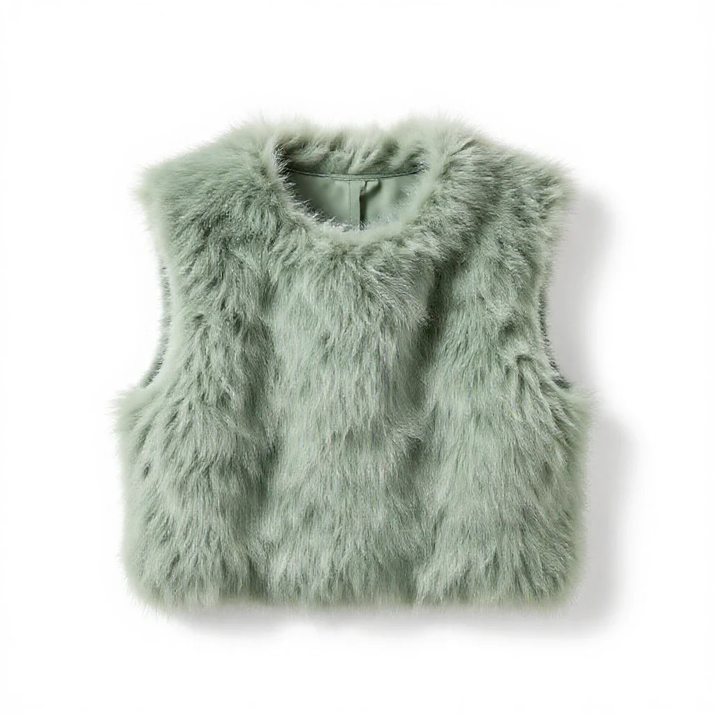 Fur-piece isolated on a white background
