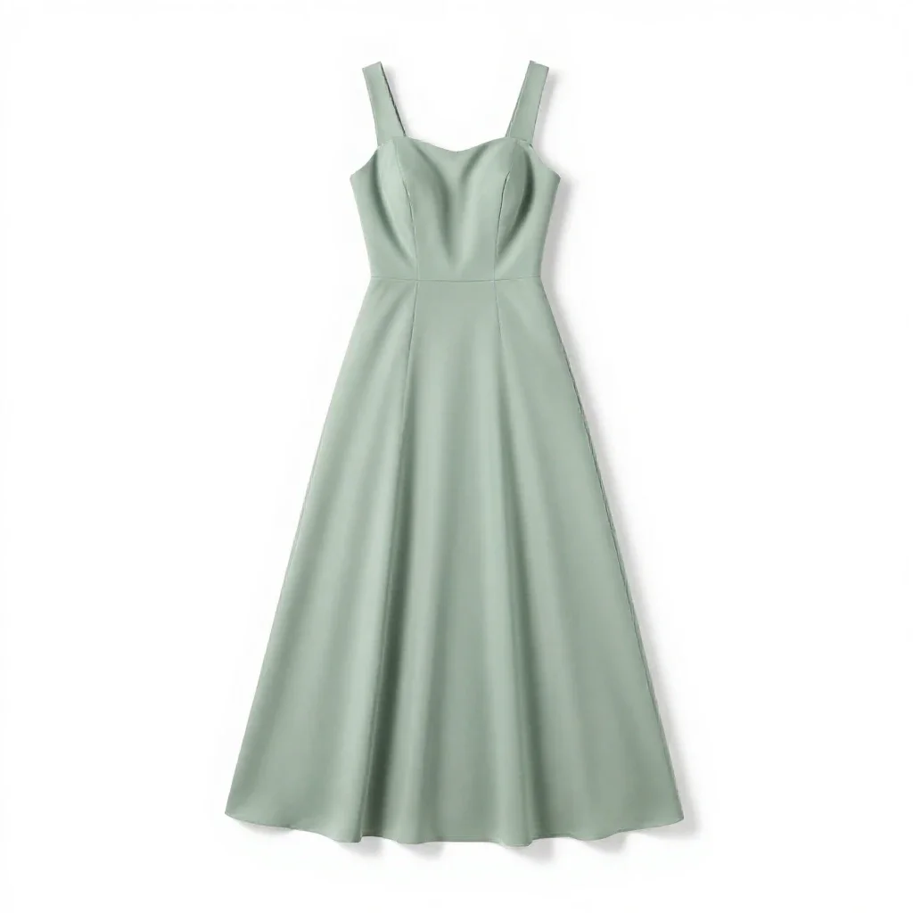 Gown isolated on a white background