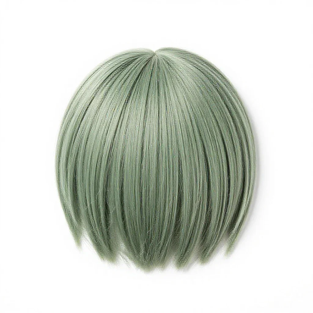 Hairpiece isolated on a white background