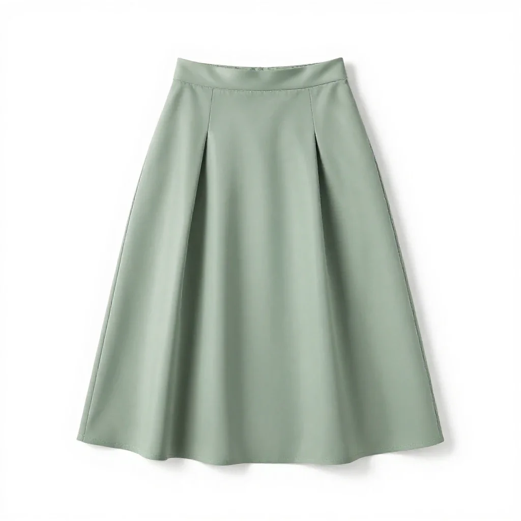 Hobble skirt isolated on a white background