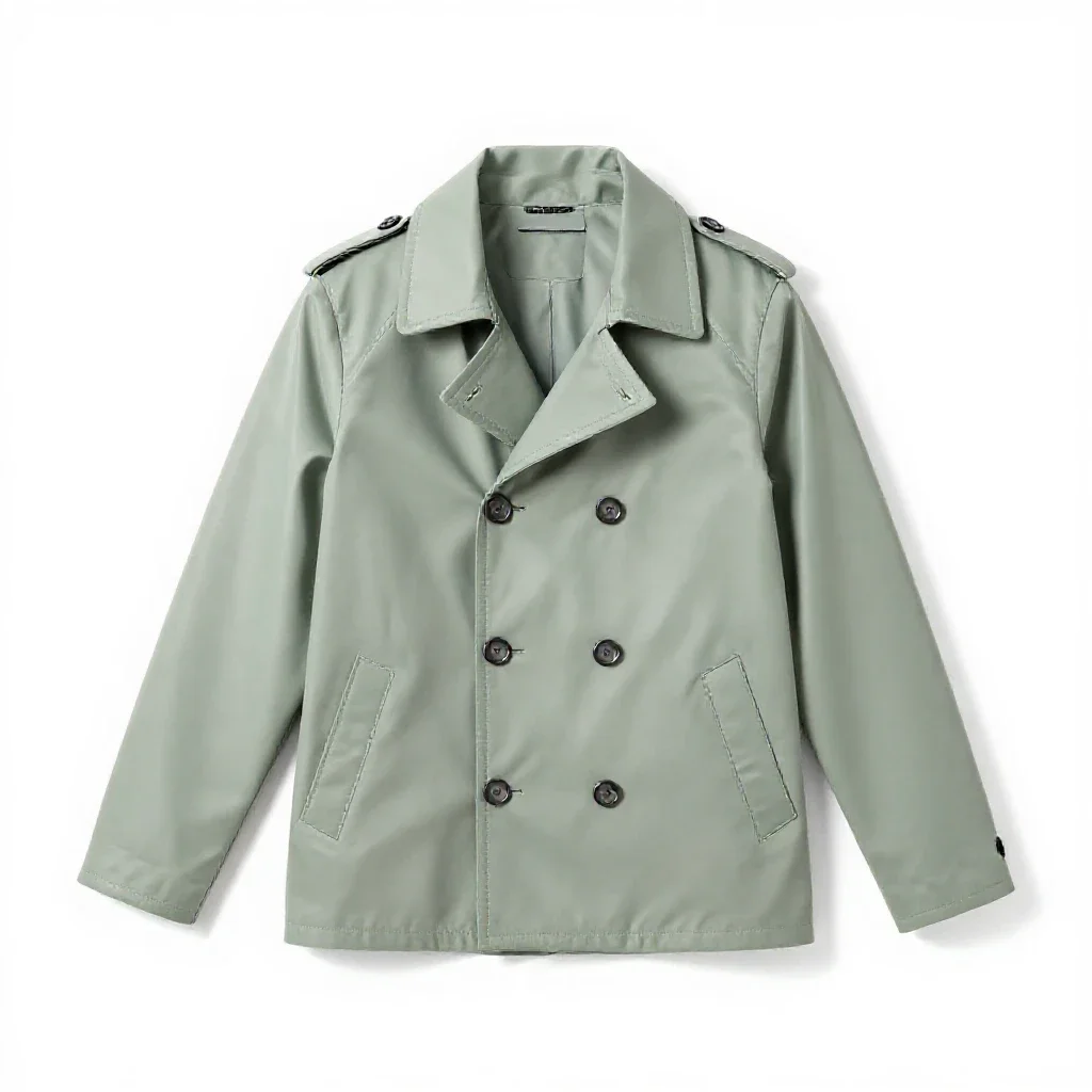 Pea jacket isolated on a white background