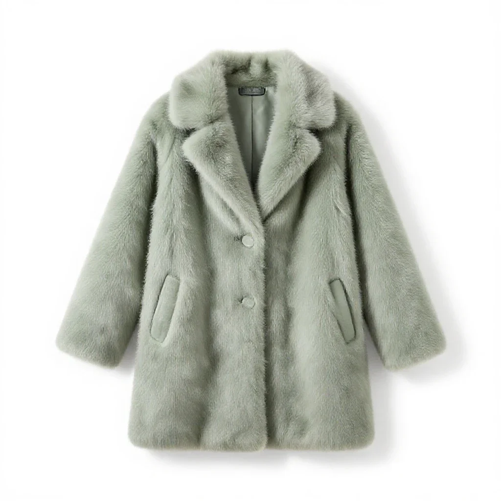 Sable coat isolated on a white background