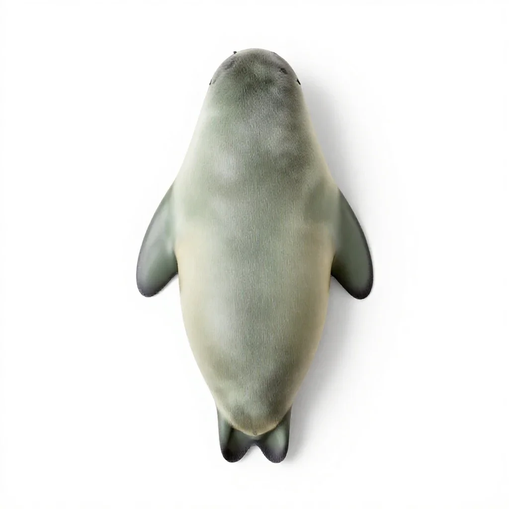 Sealskin isolated on a white background
