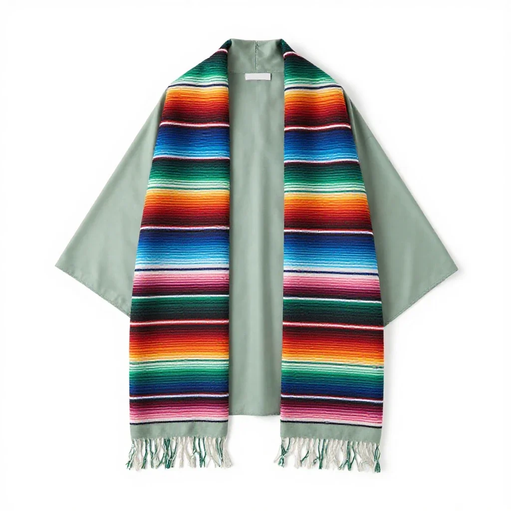 Serape isolated on a white background