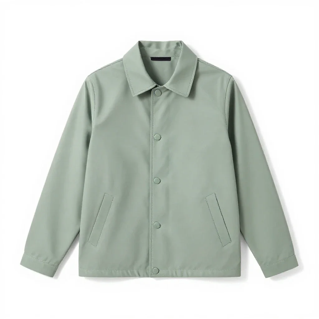 Single-breasted jacket isolated on a white background