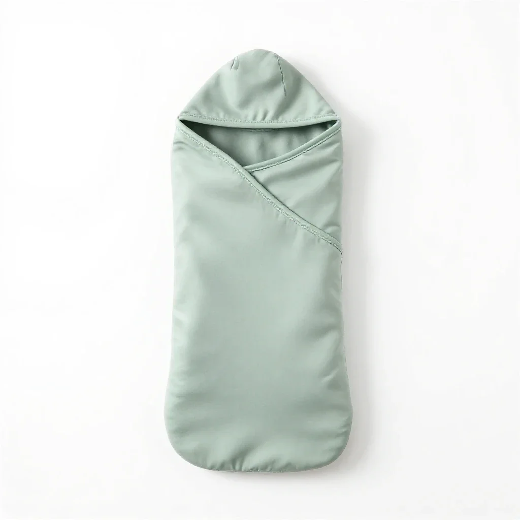Swaddling clothes isolated on a white background