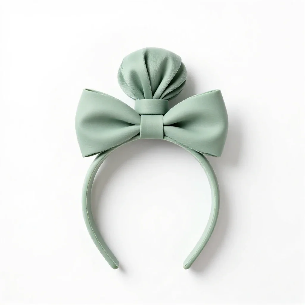 Topknot isolated on a white background