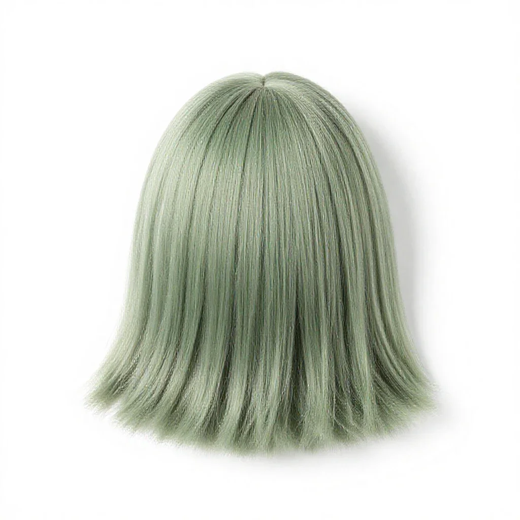 Wig isolated on a white background