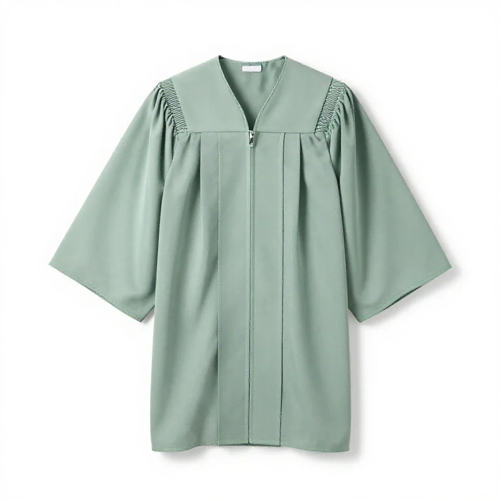 Academic gown isolated on a white background
