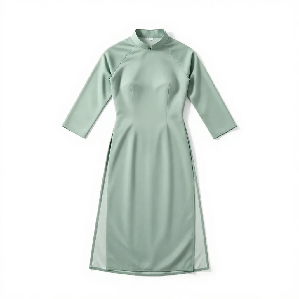 Ao dai isolated on a white background