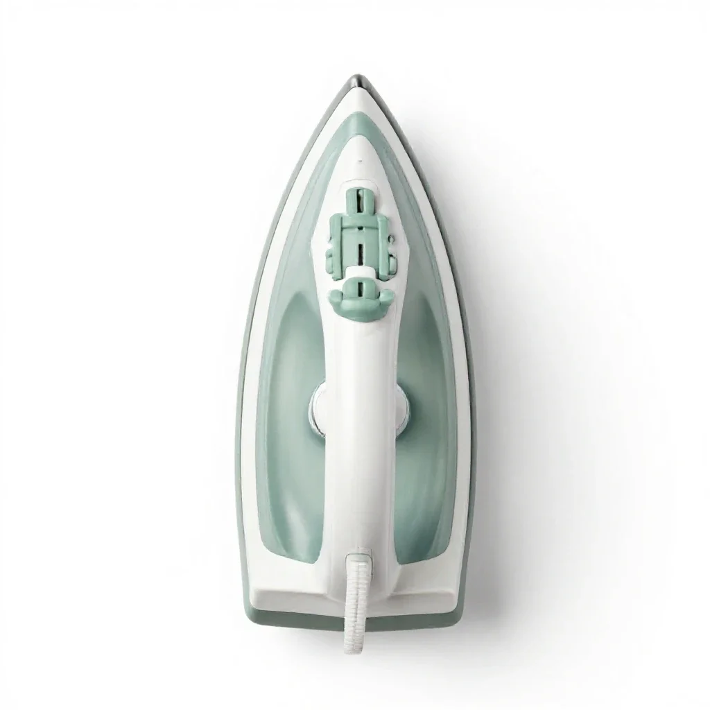 Ironing isolated on a white background