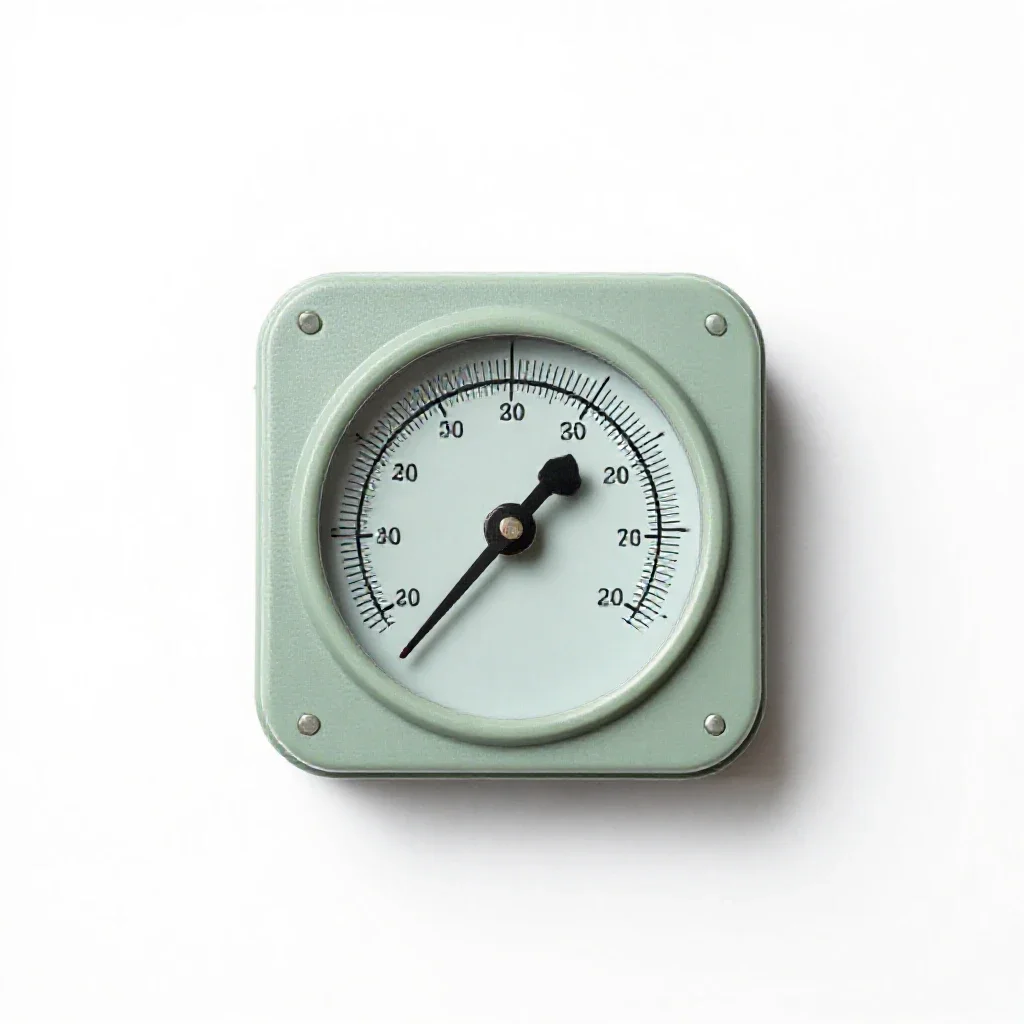 Barograph isolated on a white background