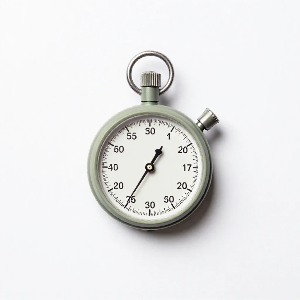 Chronoscope isolated on a white background