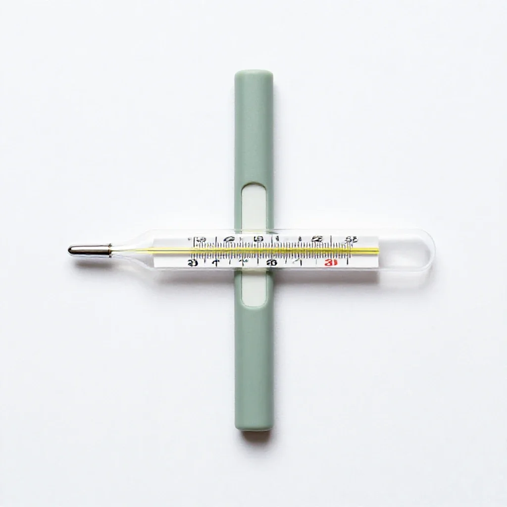 Clinical thermometer isolated on a white background