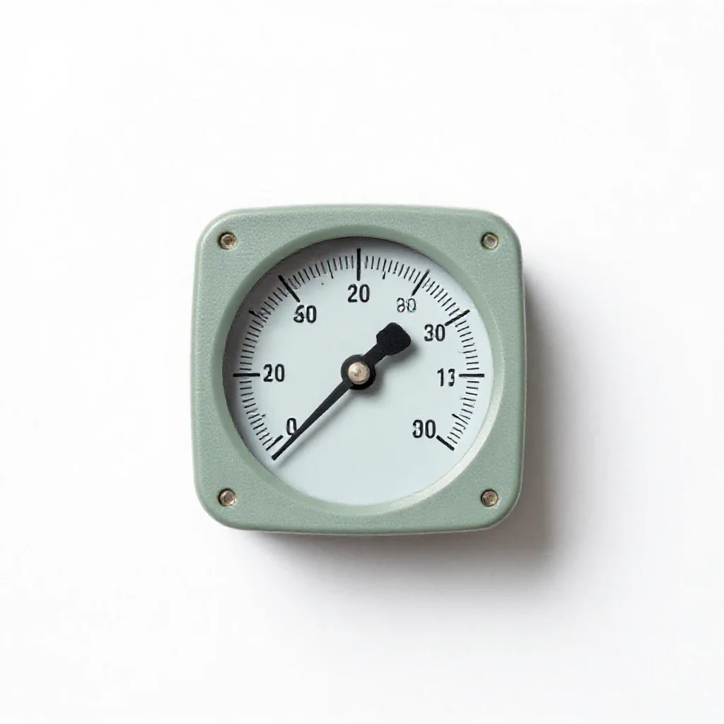Altimeter isolated on a white background