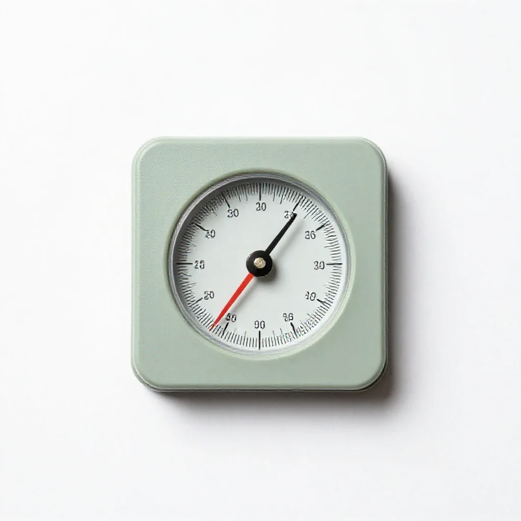 Astatic galvanometer isolated on a white background