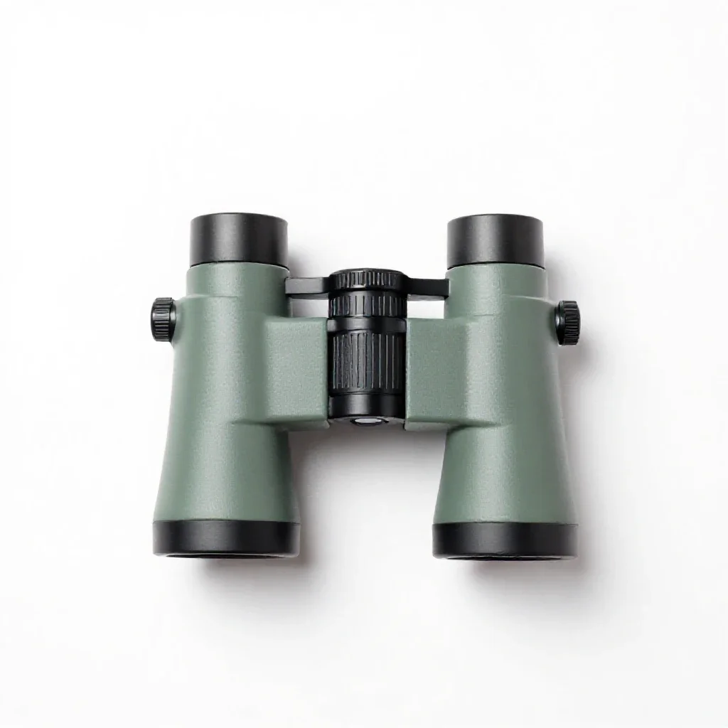 Astronomical telescope isolated on a white background
