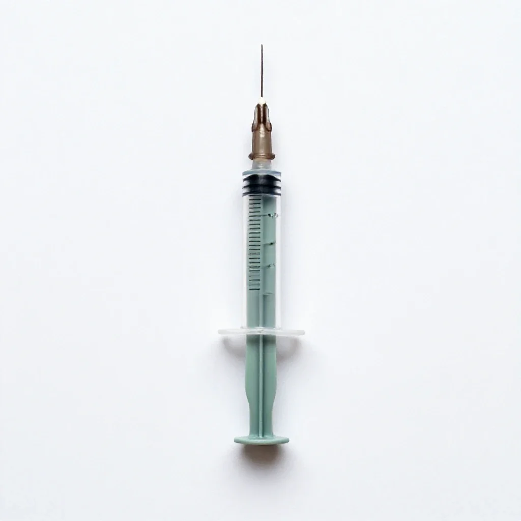 Autoinjector isolated on a white background