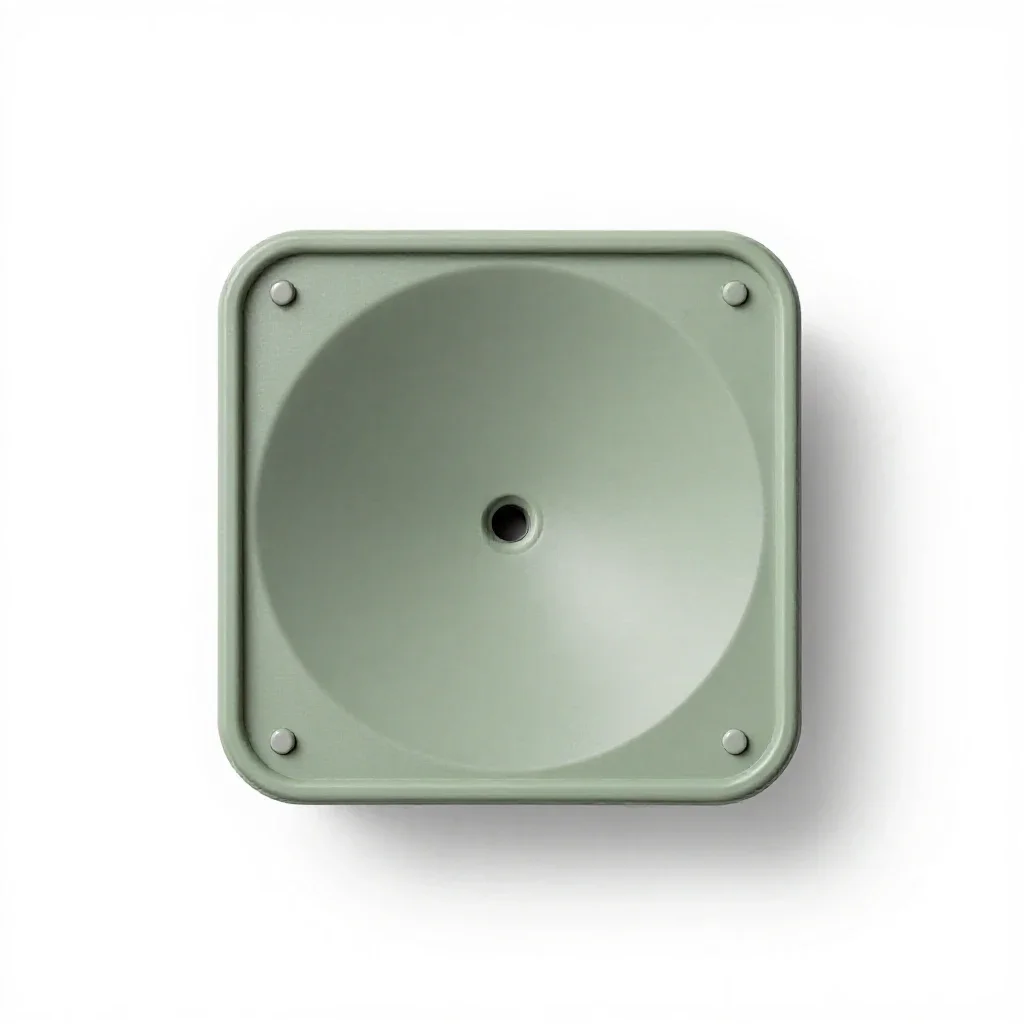 Early warning radar isolated on a white background