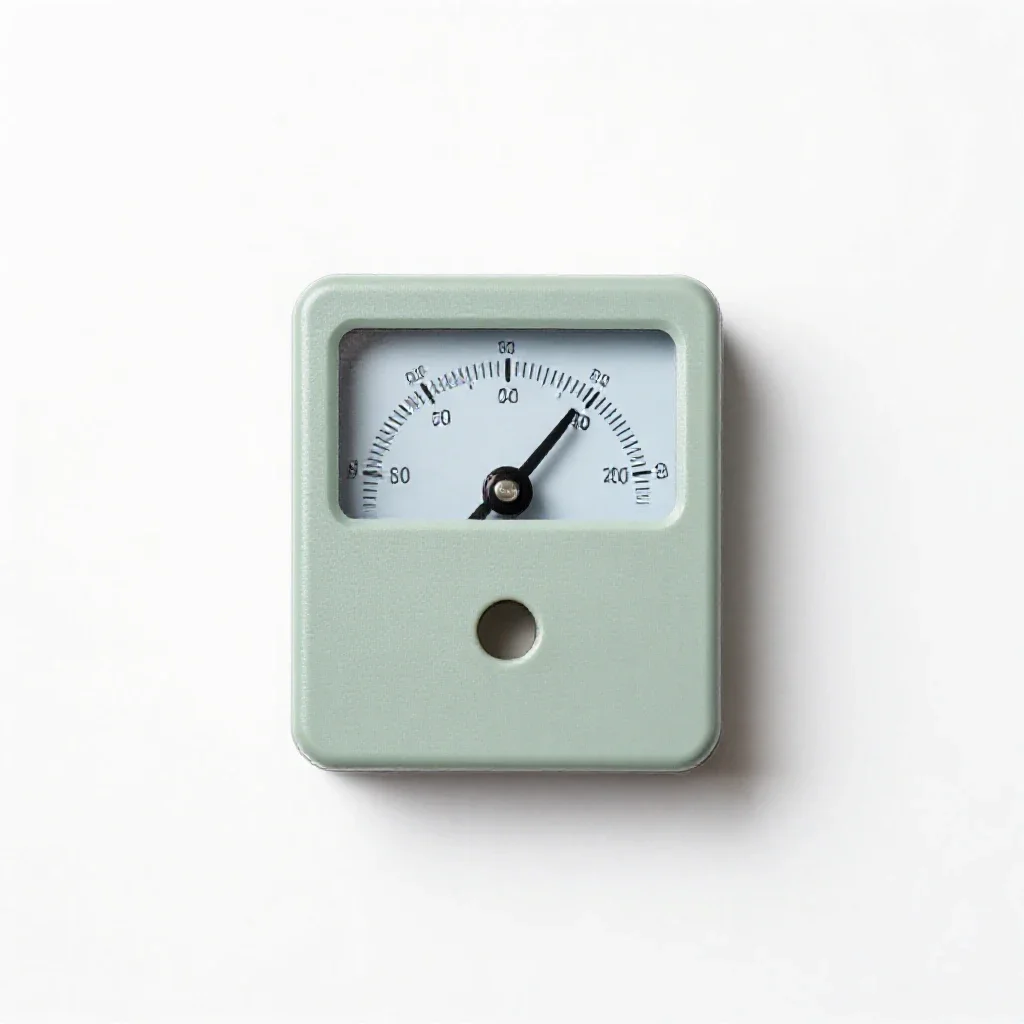 Electrometer isolated on a white background