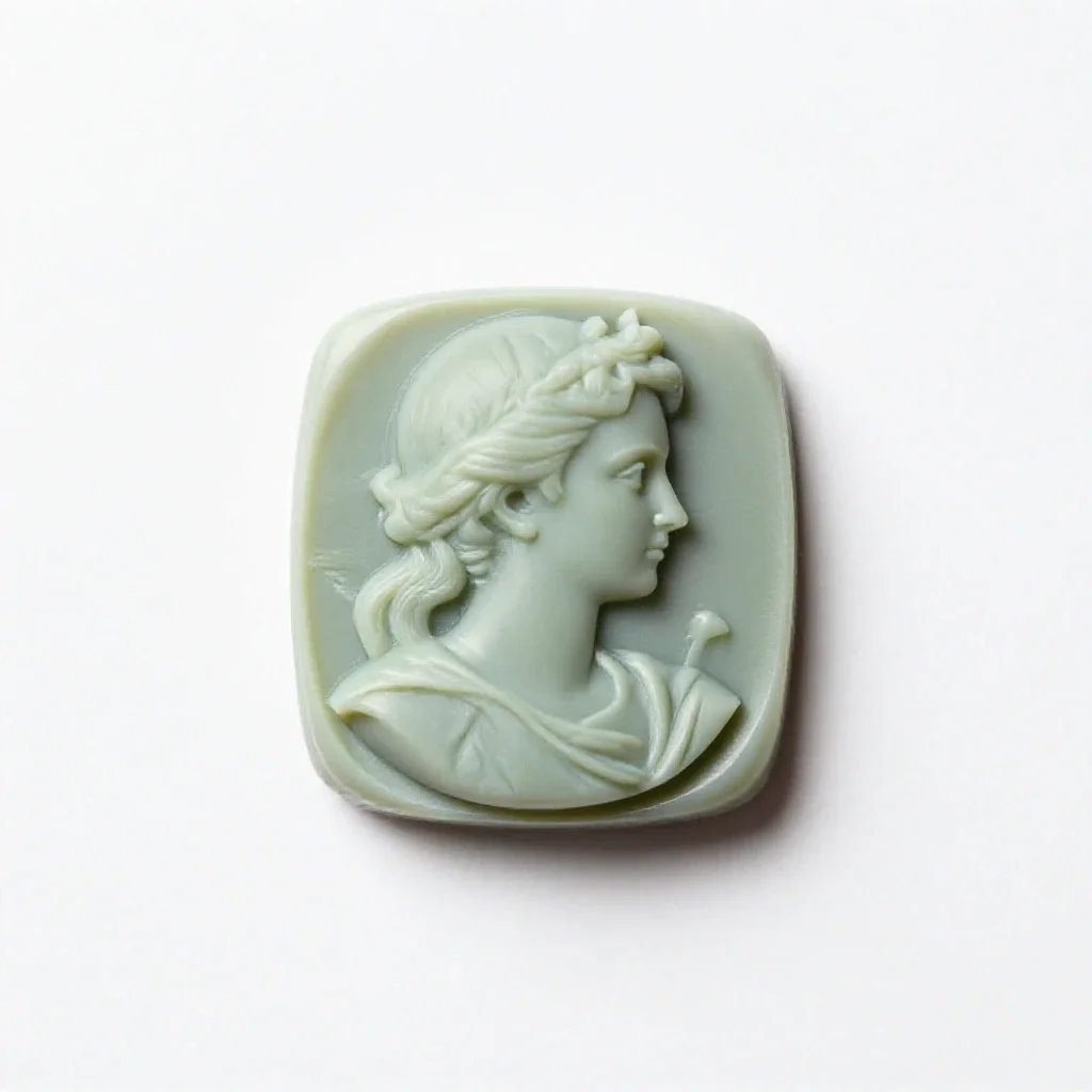 Cameo isolated on a white background