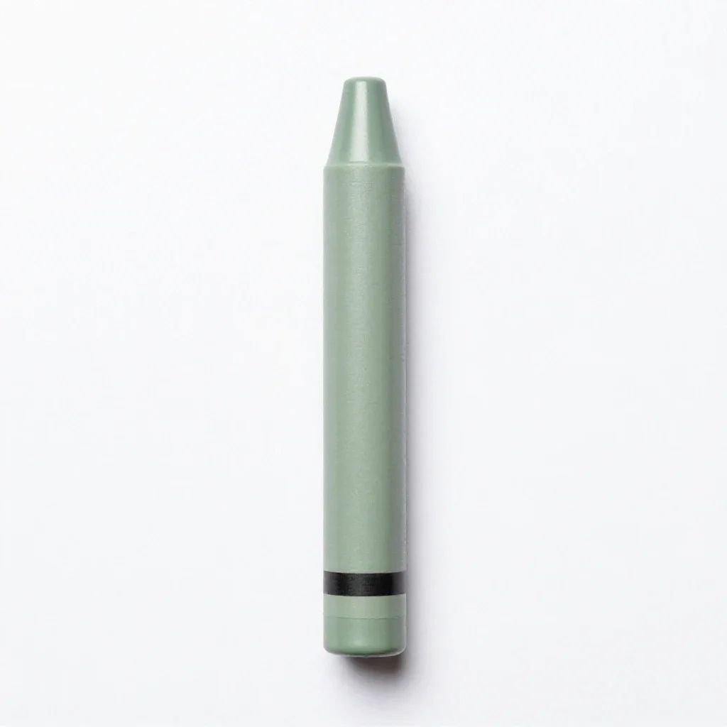 Crayon isolated on a white background