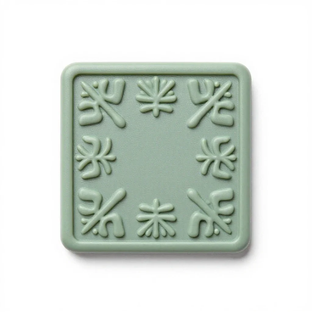 Folk art isolated on a white background