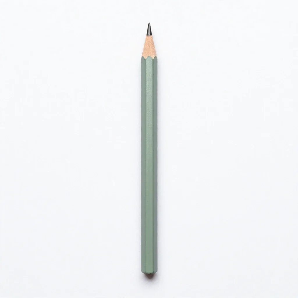 Lead pencil isolated on a white background