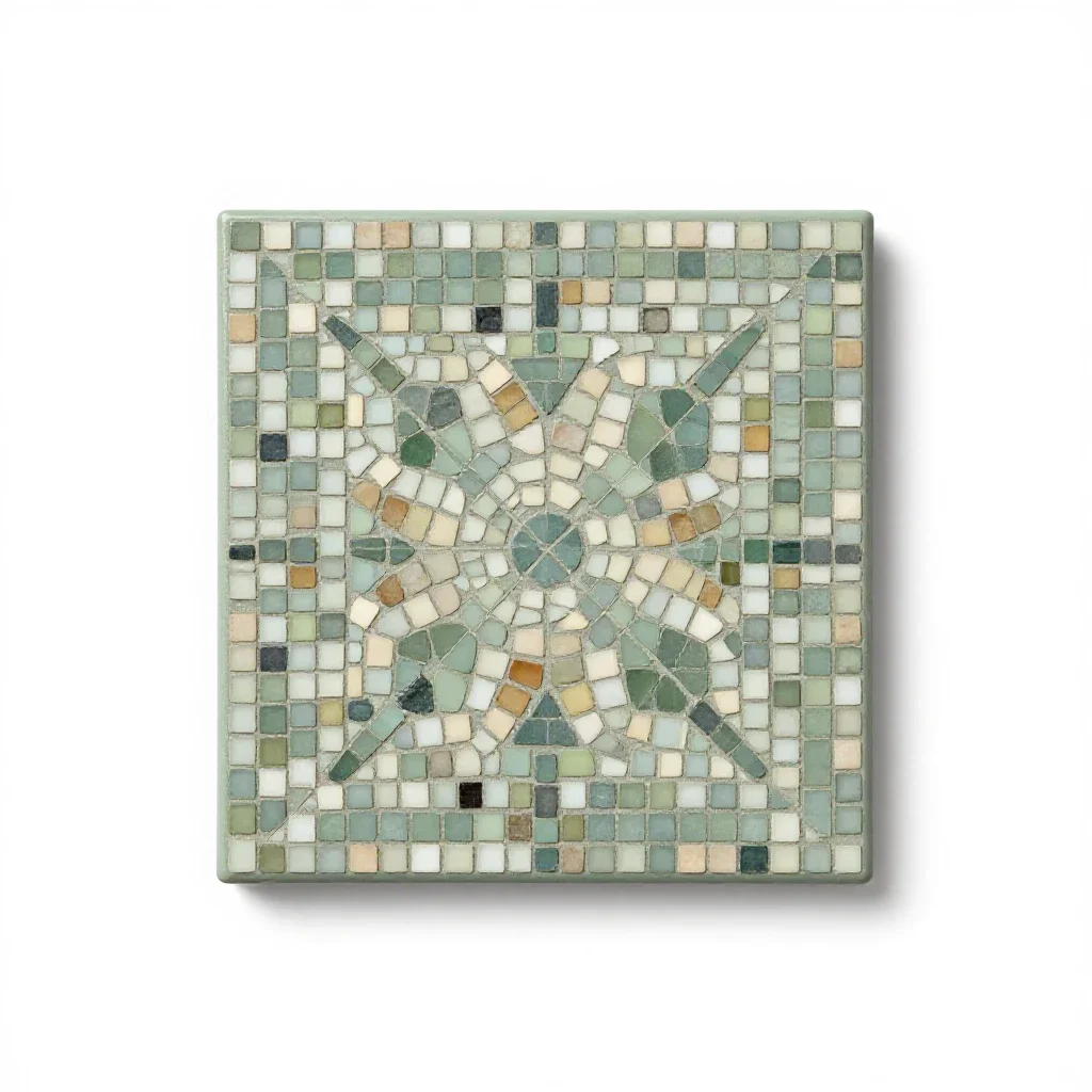 Mosaic isolated on a white background