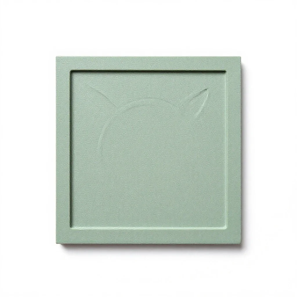 Woodcut isolated on a white background