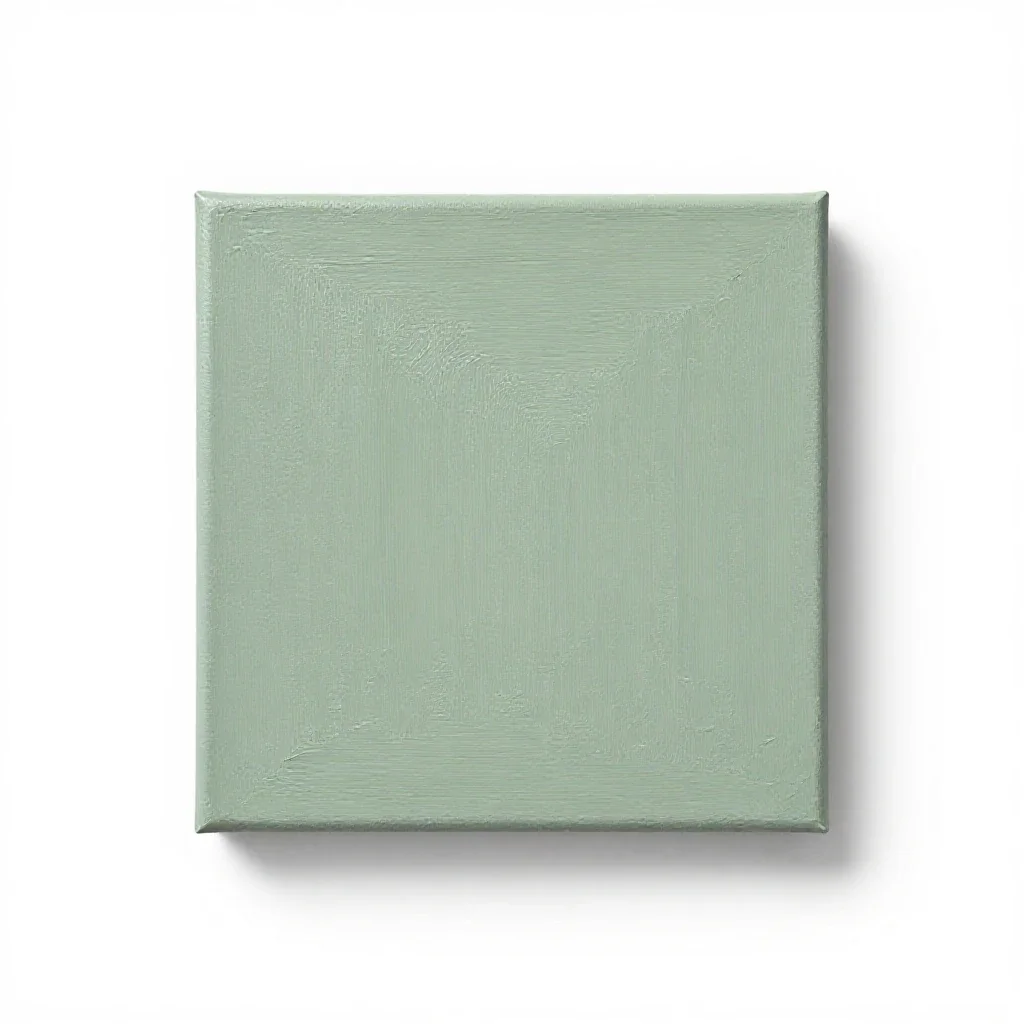 Oil painting isolated on a white background