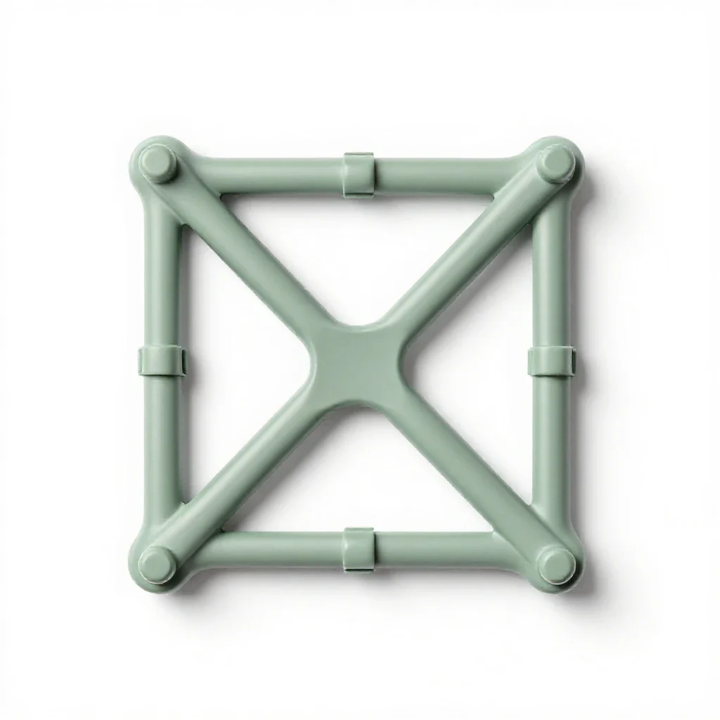 Trestlework isolated on a white background