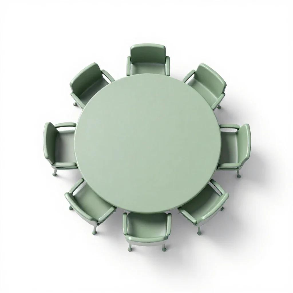 War room isolated on a white background