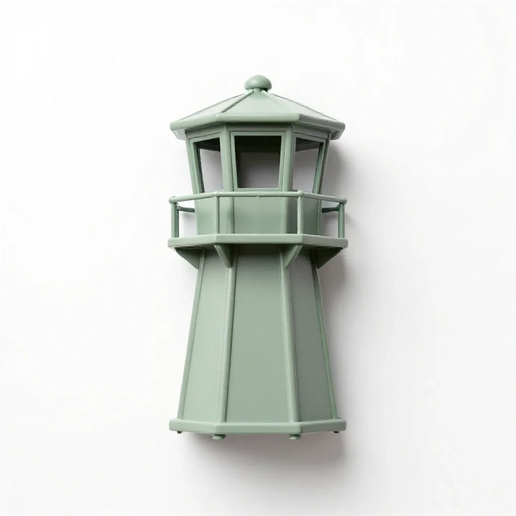 Watchtower isolated on a white background