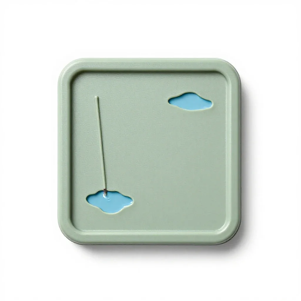 Water hazard isolated on a white background