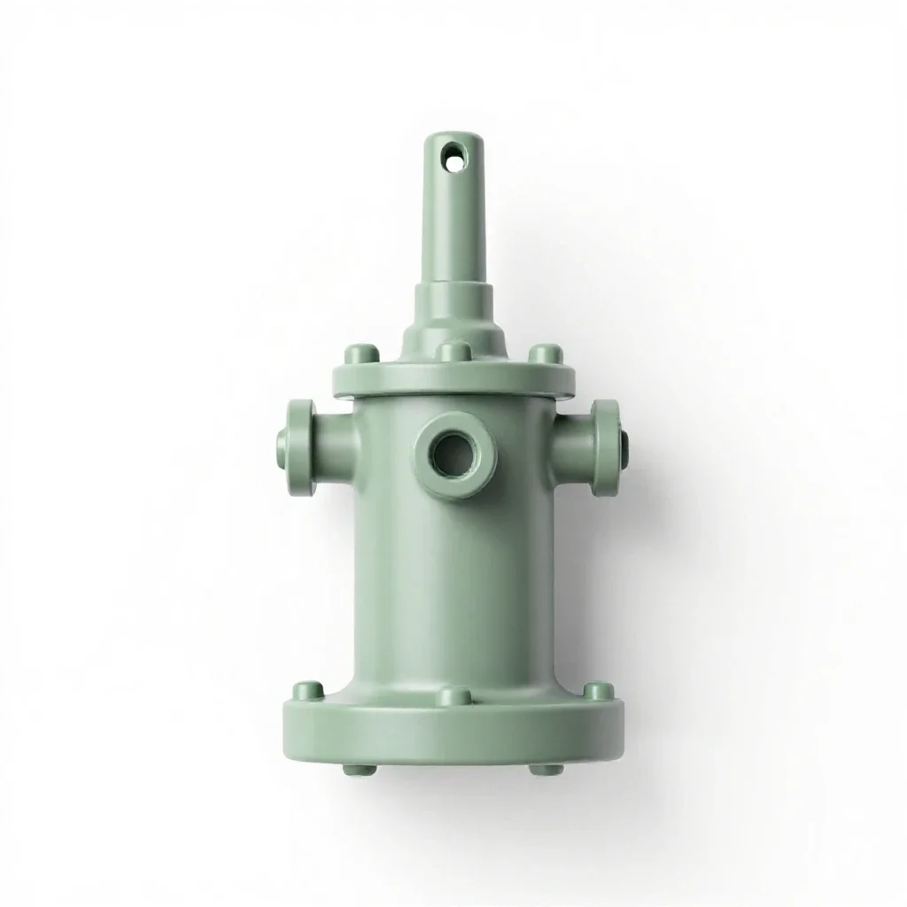 Wellhead isolated on a white background