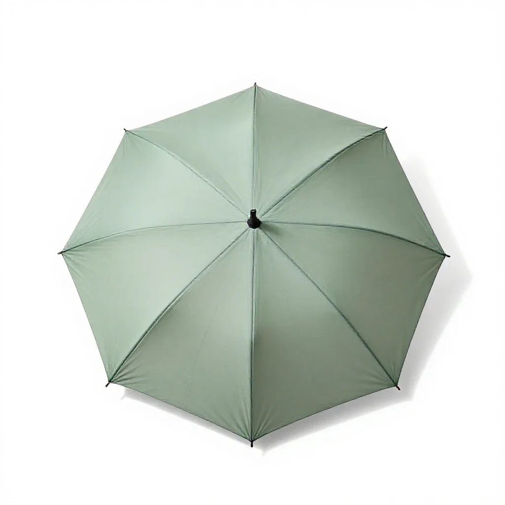 Umbrella tent isolated on a white background