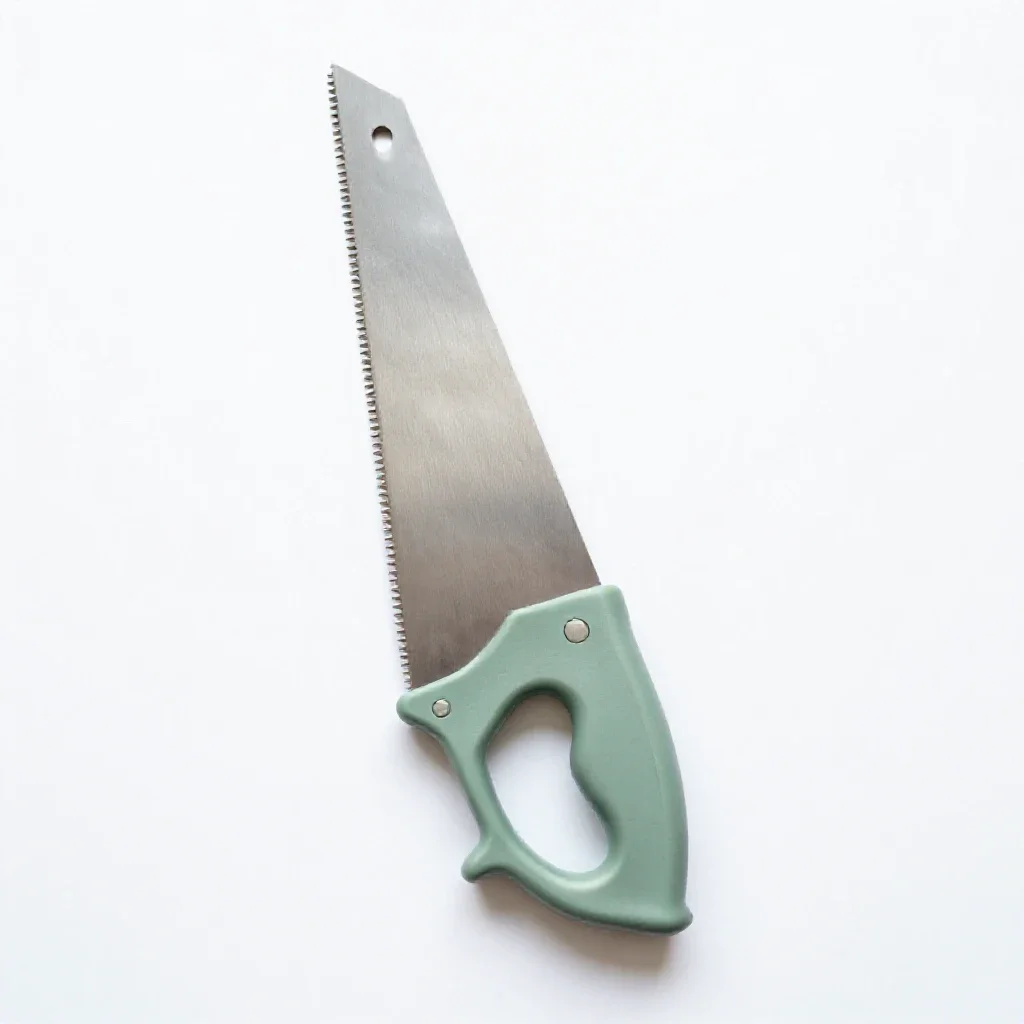 Backsaw isolated on a white background